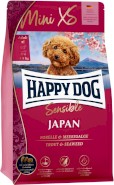 HAPPY DOG Sensible MINI Adult XS Japan Pstrąg Wodorosty 300g