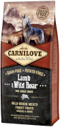 CARNILOVE Dog Adult Lamb / Wild Boar Jagnięcina Dzik 4kg