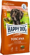 HAPPY DOG Sensible TOSCANA Kaczka Łosoś 1kg