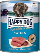 HAPPY DOG Sensible Pure SWEDEN Dziczyzna 800g