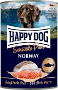 HAPPY DOG Sensible Pure NORWAY Ryba morska 400g