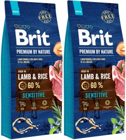BRIT Premium by Nature Lamb / Rice Sensitive 2x15kg