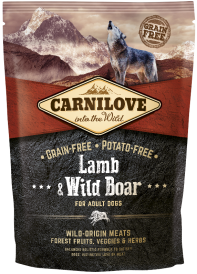 CARNILOVE Dog Adult Lamb / Wild Boar Jagnięcina Dzik 1,5kg