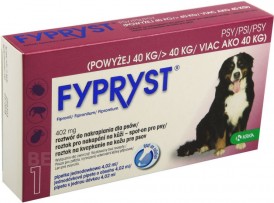 FYPRYST Spot-On Psy >40kg Krople na kleszcze pchły 3szt.
