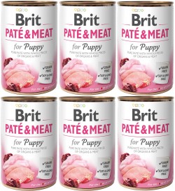 BRIT Paté / Meat for Puppy DLA SZCZENIĄT 6x400g