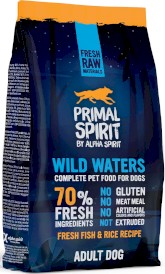 PRIMAL SPIRIT Wild Waters 70% Fresh Adult Dog 1kg