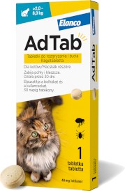 Elanco ADTAB Cat Tabletka na pchły kleszcze dla kota 2-8kg