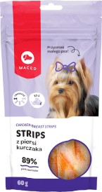 MACED Strips z Piersi Kurczaka Przysmak małego psa 60g