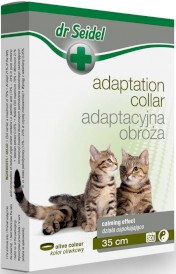 DR SEIDEL Obroża adaptacyjna na stres dla kotów 35cm