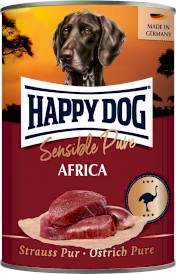HAPPY DOG Sensible Pure AFRICA Struś 400g