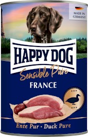 HAPPY DOG Sensible Pure FRANCE Kaczka 400g