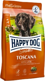 HAPPY DOG Sensible TOSCANA Kaczka Łosoś 12,5kg