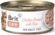 BRIT Care Cat GF Chicken Breast Rice Pierś Kurczaka Ryż 70g