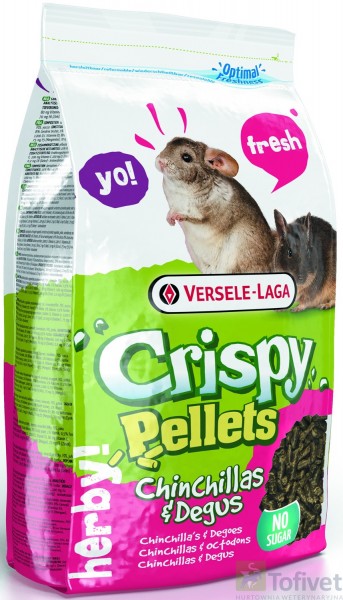 Versele Laga Crispy Pellets chinchilla et octodon