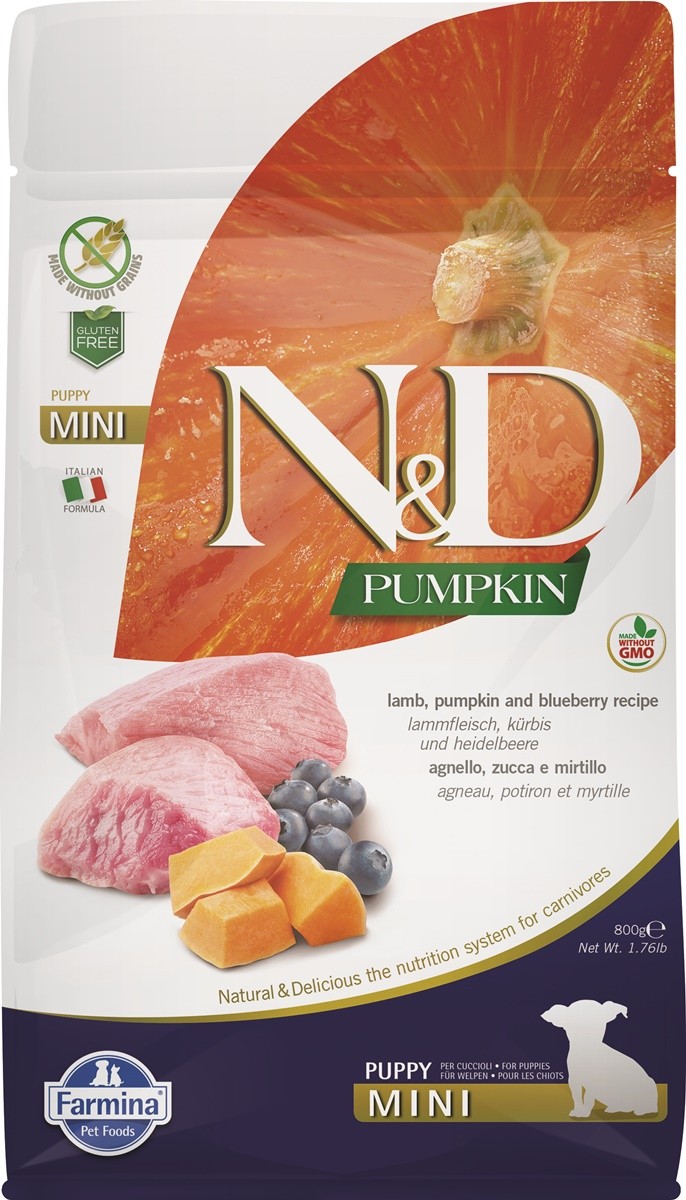 FARMINA N&D PUMPKIN Lamb Blueberry PUPPY MINI - Karma dla psów - TOFIVET