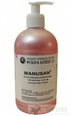 MANUSAN Płyn dezynfekujący do rąk 500ml z pompką NAJTANIEJ Warszawa - Hurtownia weterynaryjna