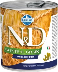 FARMINA ND DOG Ancestral Grain Lamb Blueberry Jagnięcina borówki 285g