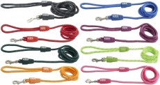 BUSTER REFLECTIVE ROPE Smycz Linka Czarna 180cm/8mm