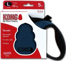 KONG TERRAIN FLEX Smycz niebieska L