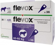 Vetoquinol FLEVOX Spot-On Psy 40-60kg na kleszcze pchły 3szt.