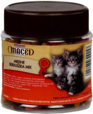 MACED Mięsne serduszka mix dla kota 150g słoik