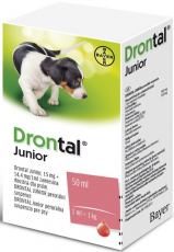 BAYER DRONTAL Junior 50ml *TYLKO ODBIÓR WŁASNY -Warszawa Wał Miedzeszyński 168*