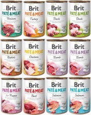 BRIT Paté / Meat MIX SMAKÓW 12x400g
