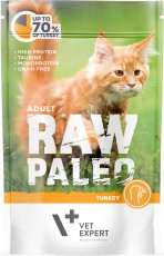 Vet Expert RAW PALEO Turkey Indyk dla dorosłych kotów 100g