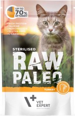 Vet Expert RAW PALEO Sterilised Indyk dla sterylizowanych 100g