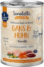 BOSCH Sanabelle Gans / Huhn Gęś Kurczak Marchew 380g