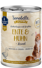 BOSCH Sanabelle Ente / Huhn Kaczka Kurczak 400g