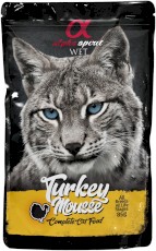ALPHA SPIRIT Wet Cat Turkey Mousse Indyk Mus 85g