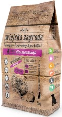 WIEJSKA ZAGRODA Indyk z Jabłkiem dla szczeniąt 9kg