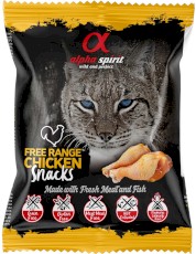 ALPHA SPIRIT Chicken Snacks Cat Kurczak Kostka 50g