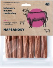 Happy Snacky NAPSANOSY Kabanosy z Wołowiny 7szt.