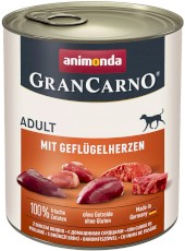 ANIMONDA Grancarno ADULT Serca Drobiowe 800g