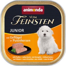 ANIMONDA Vom Feinsten Junior Drób Serca Indyka 150g