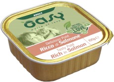 OASY Cat Tasty Pate Adult Salmon Łosoś pasztet dla kota 100g
