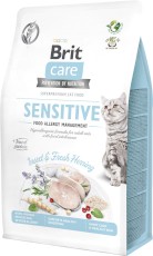 BRIT CARE Cat GF Adult SENSITIVE Allergy Owady Śledź 400g