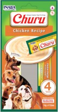INABA Dog Churu 4P Chicken Recipe Krem Kurczak 4x14g