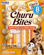 INABA Dog Churu Bites Chicken Recipe Kurczak 8x12g