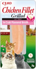 INABA Cat Chicken Fillet in Crab Kurczak w Krabach 25g