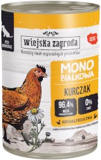 WIEJSKA ZAGRODA Pies Monobiałkowa Kurczak 400g
