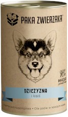 PAKA ZWIERZAKA Dziczyzna i Łosoś 400g