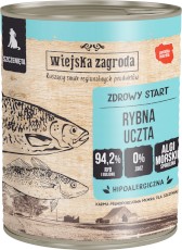 WIEJSKA ZAGRODA Mięsna Uczta dla szczeniąt bez zbóż 800g