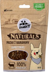 MR.BANDIT Naturals Strips Lamb Paski z Baraniny 80g