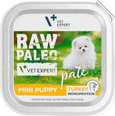 Vet Expert RAW PALEO Mini Puppy Monoprotein Turkey 150g