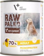Vet Expert RAW PALEO Adult Monoprotein Indyk 800g