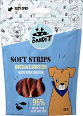 MR.BANDIT Soft Strips Duck Fish Kaczka z Dorszem 80g
