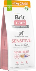 BRIT Care Dog Sustainable Sensitive Insect Fish 12kg+2kg